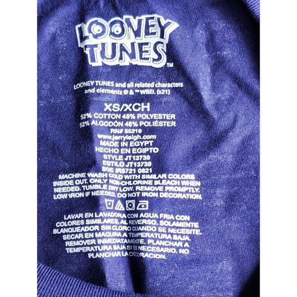 Looney Tunes XS/XCH Cotton/Polyester Thats All Folks Cartoon Cast Youth Shirt - Picture 3 of 11